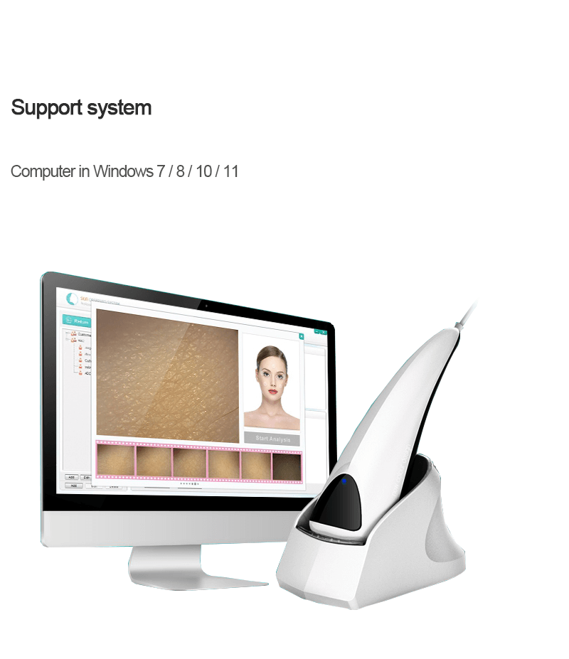 Spanish skin analyser